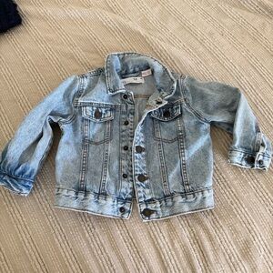 Zara Kids Light Blue Jean Jacket Size 12-18 months unisex
